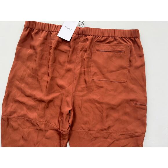 Theory Women's Slim Cargo Clay Flat Twill Pants L0209213 Size XL $295 NWT - Picture 6 of 16